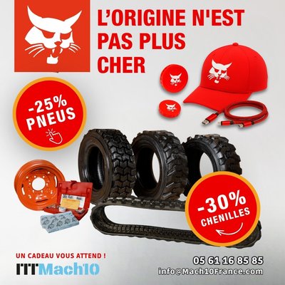 L’ORIGINE N’EST PAS PLUS CHER – Profitez de nos offres Bobcat !
