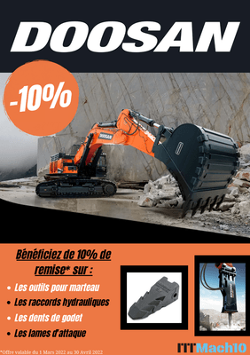 NOUVELLE PROMOTION DOOSAN EN MARS / AVRIL