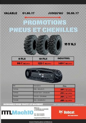 PROMOTIONS PNEUS ET CHENILLES 